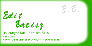 edit batisz business card